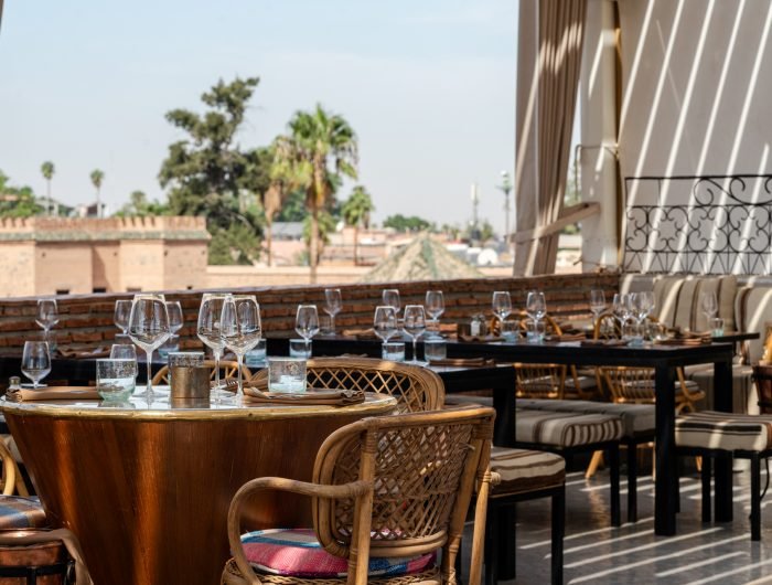 Dardar Rooftop – Best Lunch Spot in Marrakech Medina with panoramic views of Koutoubia Mosque and Atlas Mountains