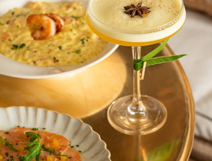 Restaurant alcohol Marrakech Medina rooftop terrace with panoramic views and cocktails