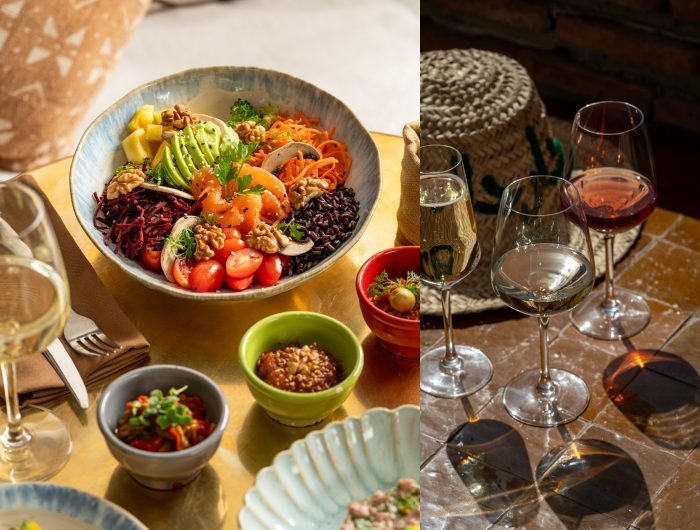 Dardar Rooftop restaurant Marrakech with panoramic views of Atlas Mountains and Koutoubia Mosque